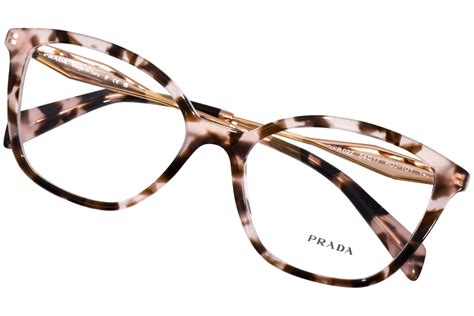 Prada PR 02ZV ROJ1O1 Eyeglasses Women's Pink .